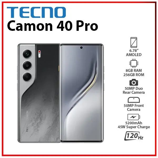 Tecno Camon 40  16GB | 256GB